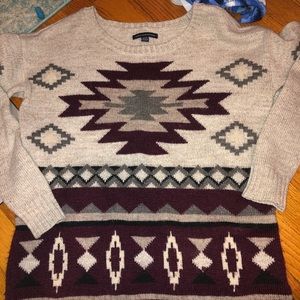 “Tribal Print” Sweater